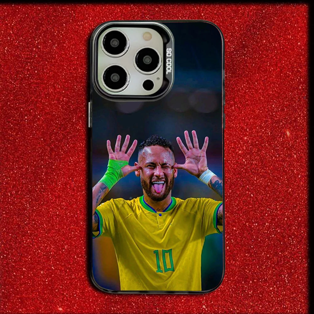 For N-Neymar Football 10 Phone Case for Iphone 16,15,14,13,12,11,Mini,Pro,Se,Max Drop Matte Shockproof Soft Black Cover