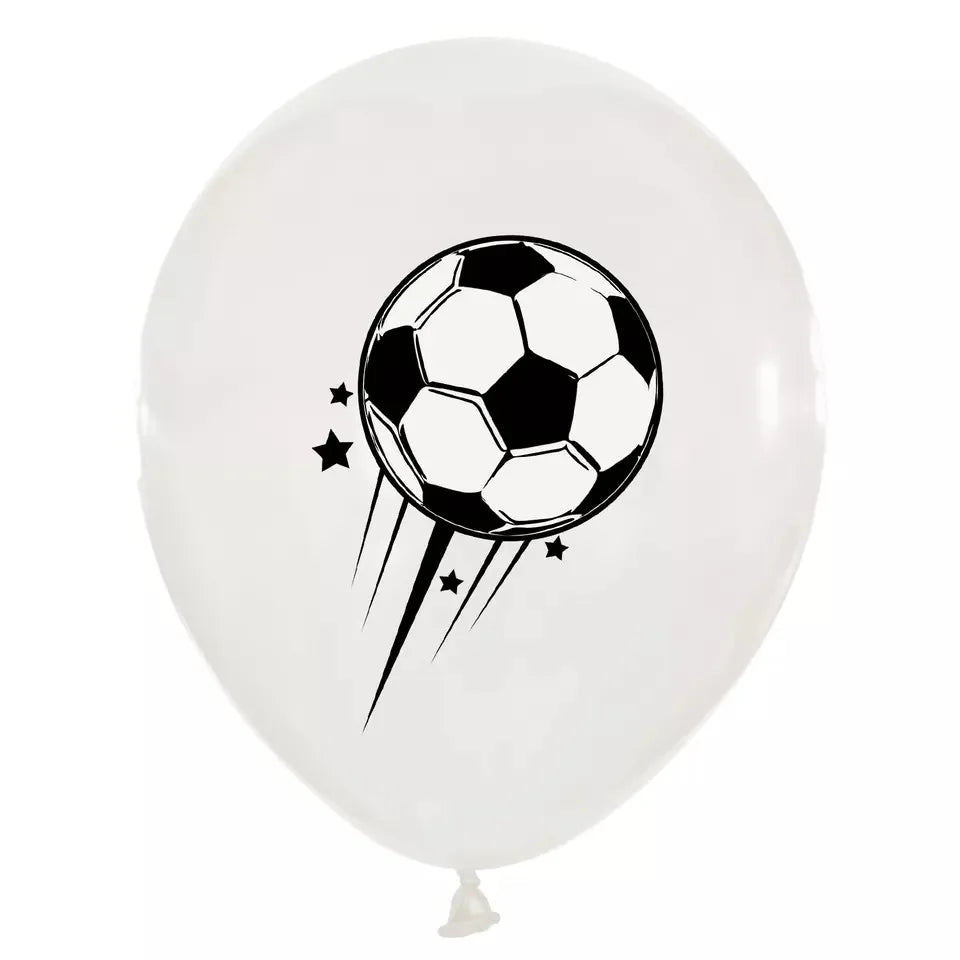 9Pcs 12Inch Football Latex Balloons Football Pitch Decoration Football Theme Birthday Party Decoration Kids