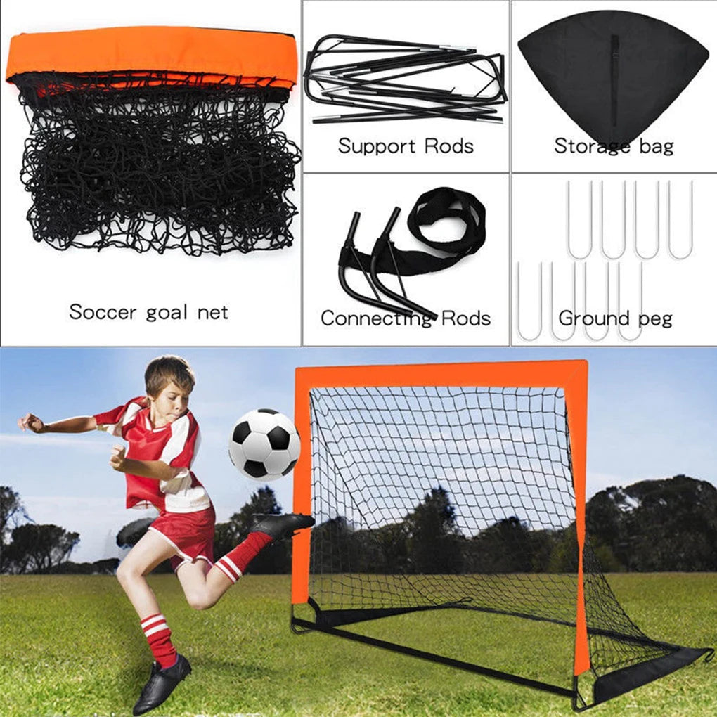 Children’S Outdoor Sports Football Goal Boys and Girls Basketball Stand Portable Football Goal Plastic Toy Football Frame Set