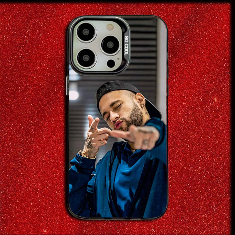 For N-Neymar Football 10 Phone Case for Iphone 16,15,14,13,12,11,Mini,Pro,Se,Max Drop Matte Shockproof Soft Black Cover
