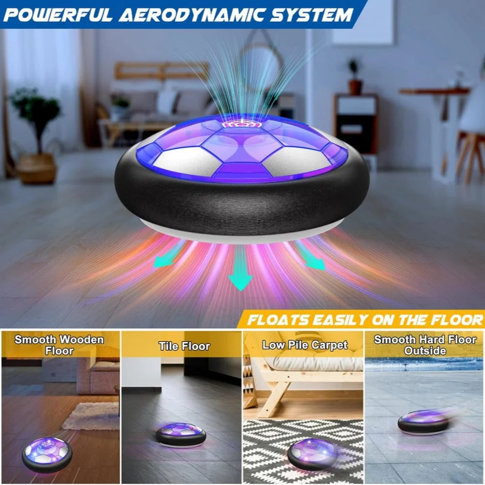 Hover Soccer Ball Toys for Children Electric Floating Football with LED Light Music Soccer Ball Outdoor Game Sport Toys for Kids