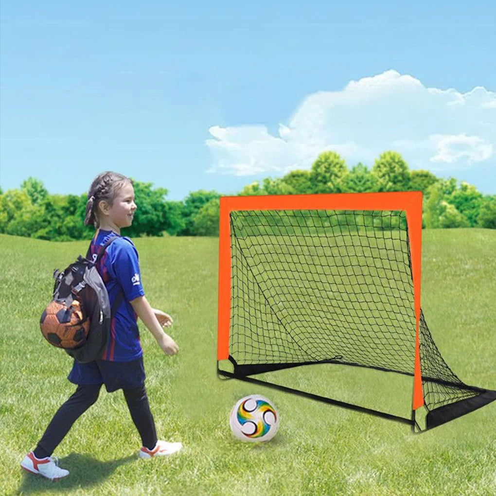 Children’S Outdoor Sports Football Goal Boys and Girls Basketball Stand Portable Football Goal Plastic Toy Football Frame Set
