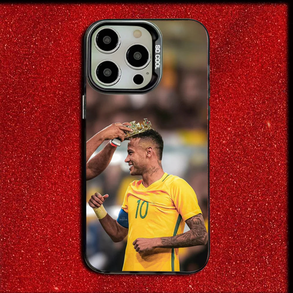 For N-Neymar Football 10 Phone Case for Iphone 16,15,14,13,12,11,Mini,Pro,Se,Max Drop Matte Shockproof Soft Black Cover