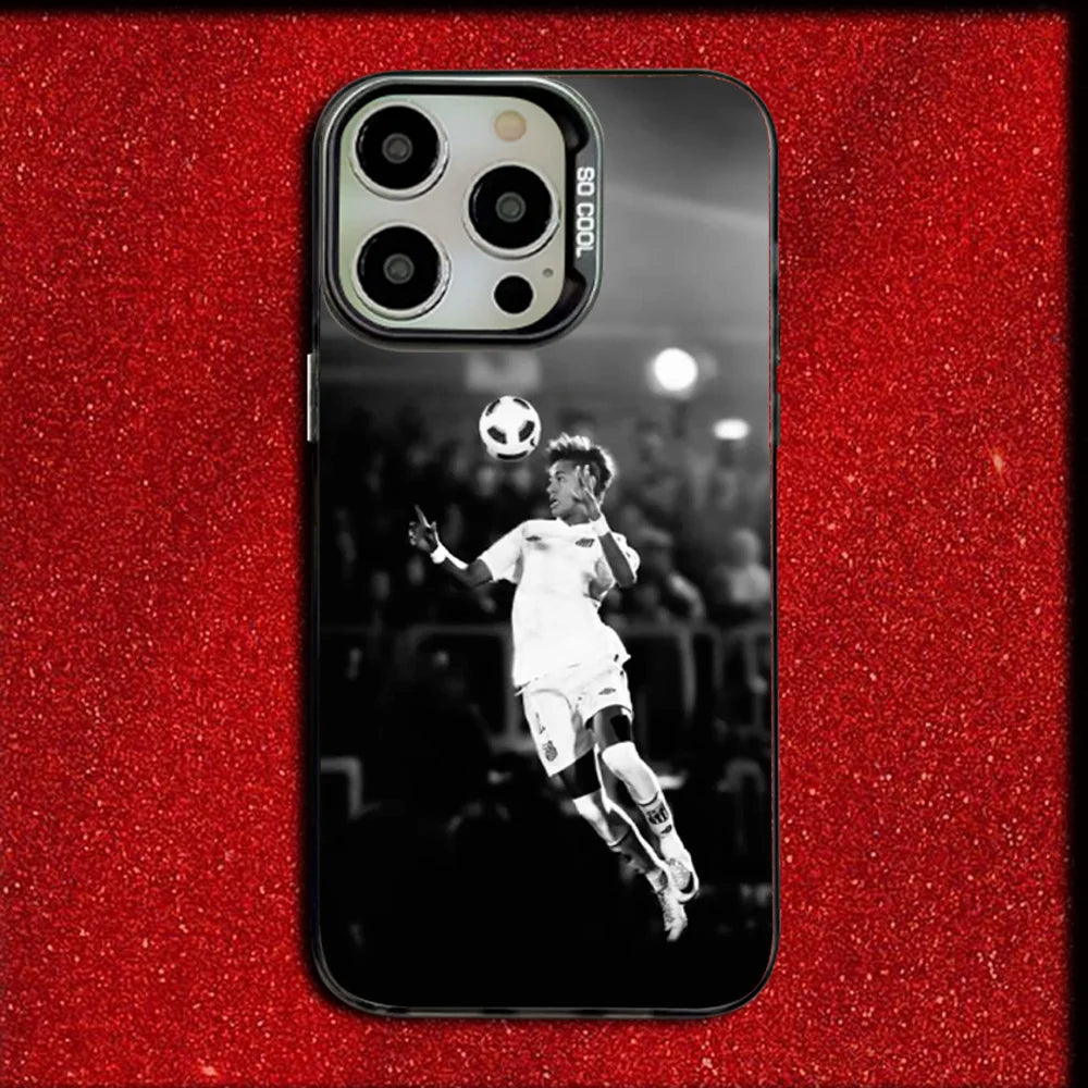 For N-Neymar Football 10 Phone Case for Iphone 16,15,14,13,12,11,Mini,Pro,Se,Max Drop Matte Shockproof Soft Black Cover