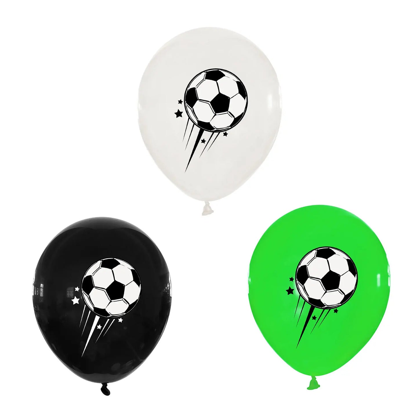 9Pcs 12Inch Football Latex Balloons Football Pitch Decoration Football Theme Birthday Party Decoration Kids