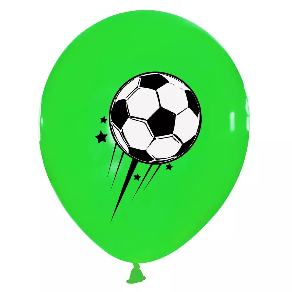 9Pcs 12Inch Football Latex Balloons Football Pitch Decoration Football Theme Birthday Party Decoration Kids