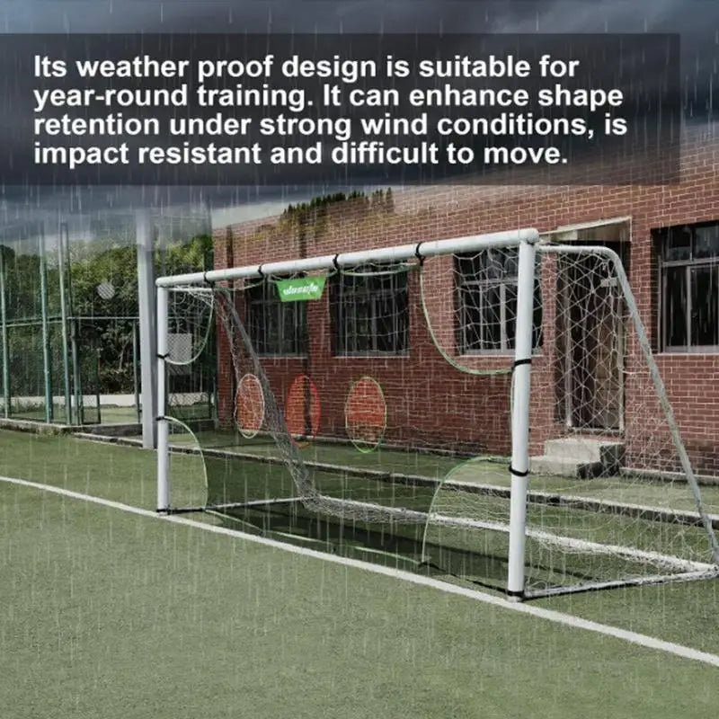 1/3 Hole Football Goal Net Detachable Soccer Balls Shooting Training Net Football Training Equipment Network for Soccer Balls
