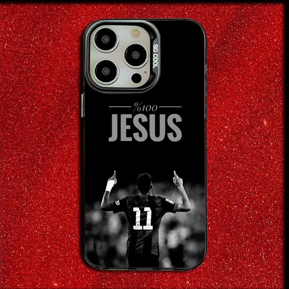 For N-Neymar Football 10 Phone Case for Iphone 16,15,14,13,12,11,Mini,Pro,Se,Max Drop Matte Shockproof Soft Black Cover