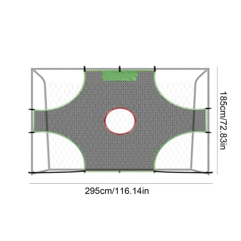 1/3 Hole Football Goal Net Detachable Soccer Balls Shooting Training Net Football Training Equipment Network for Soccer Balls