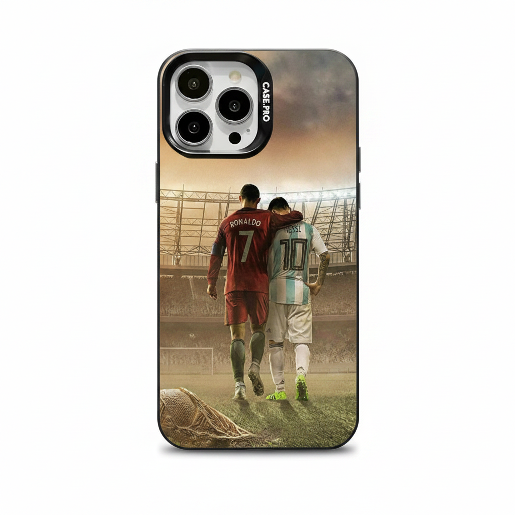 iPhoneケース CR7 — マットブラック 耐衝撃 🔥