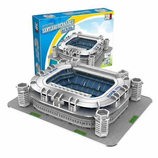 Puzzle 3D Stade de Foot DIY — Cadeau Enfant